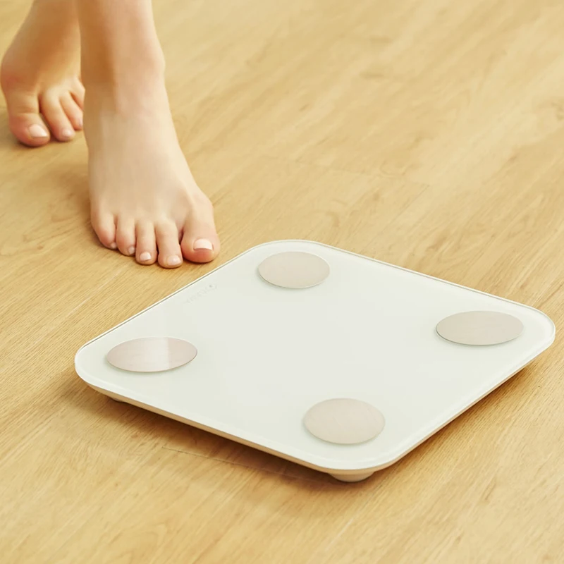 Глобальная версия Умные весы напольные Yunmai для баланса белого Mini2 умные тела жира