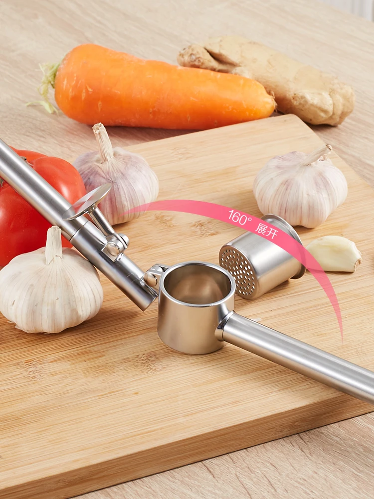 

304 Stainless Steel Garlic Press Garlic Garlic Press Mashed Garlic Ware Mashed Garlic Artifact