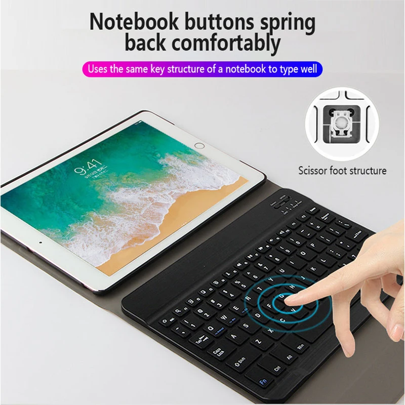 UTHAI E026 для iPad Tablet PC Case_2019 новая клавиатура кобура 10 2 дюймов планшет Беспроводная