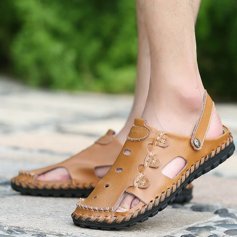 

Sandali Uomo Zandalias Hombre Sandals Men Summer Safety Sandel For Sandale Ete Homme Sandalias Playa Sandalia Rasteira