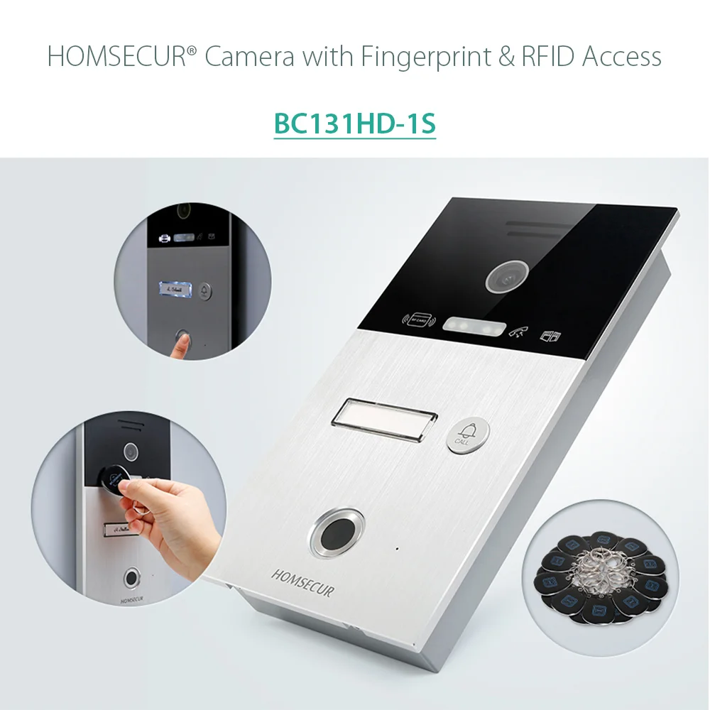 HOMSECUR 110 ° BC131HD 1S наружного блока для HDK видео телефон двери внутренной связи