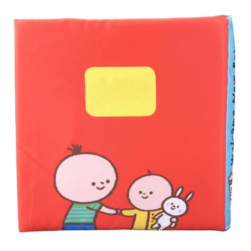 

Infant Cloth Books Cartoon Baby TOYS Soft Activity Crinkle Cloth Books Learning Toys