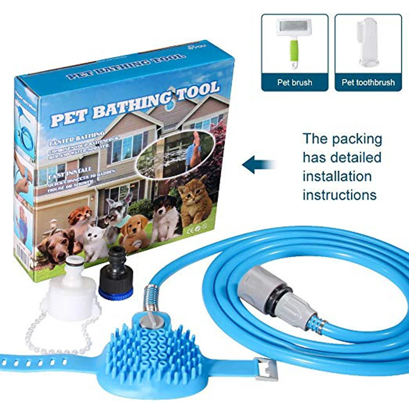 Инструмент для купания питомцев набор душа собак легко моющиеся опрыскиватели