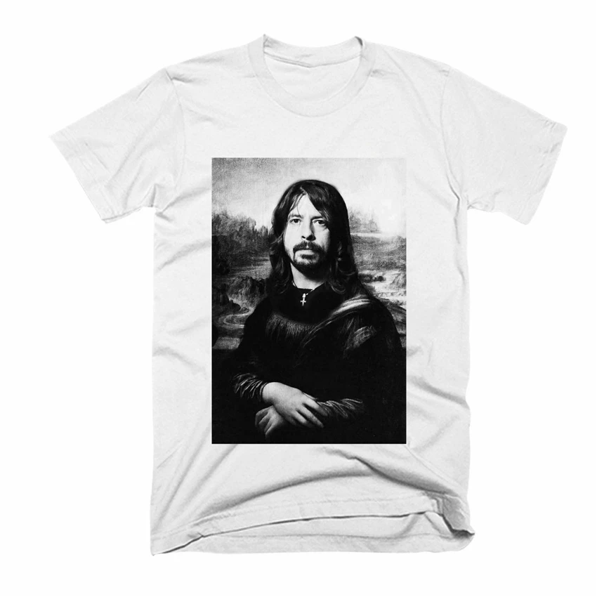 Новинка Dave Grohl Monalisa Men'S женская футболка США Размер S M L XL 2XL Xxxl Zm1 Настроить