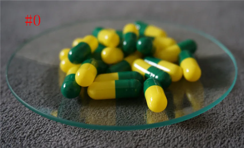 

0# 1000pcs 0 Size High Quality Hard Gelatin Empty Capsules, DIY Portable Hollow Gelatin Capsules.Joined or Separated Capsules