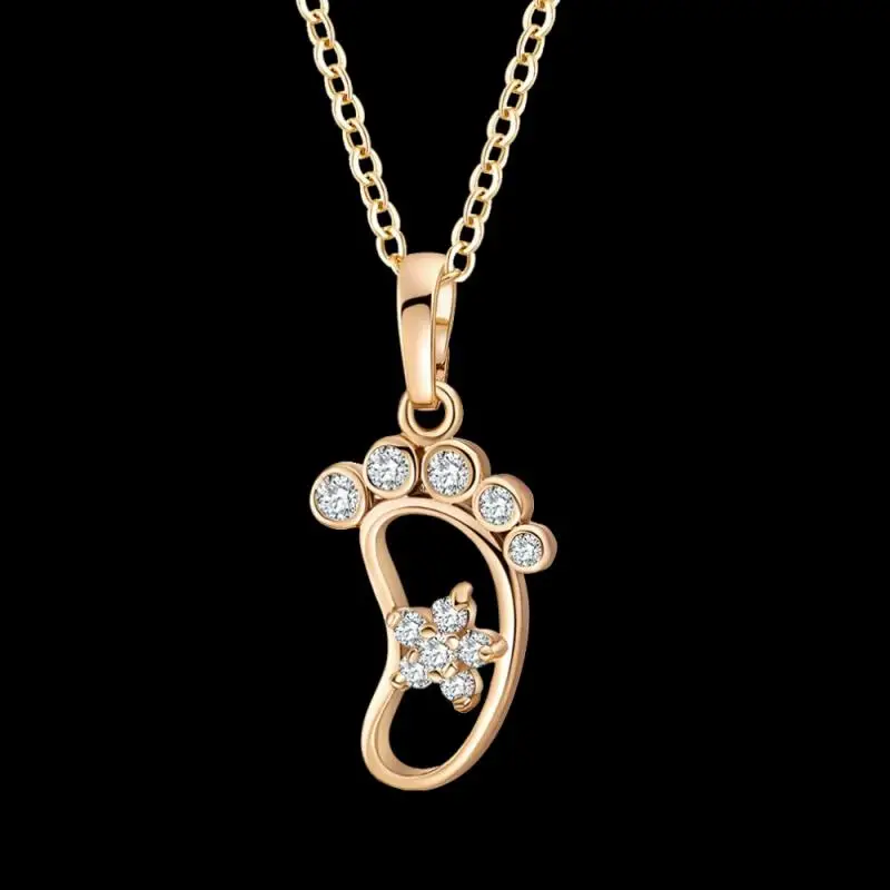 Женское классическое Очаровательное ожерелье из нержавеющей стали в форме