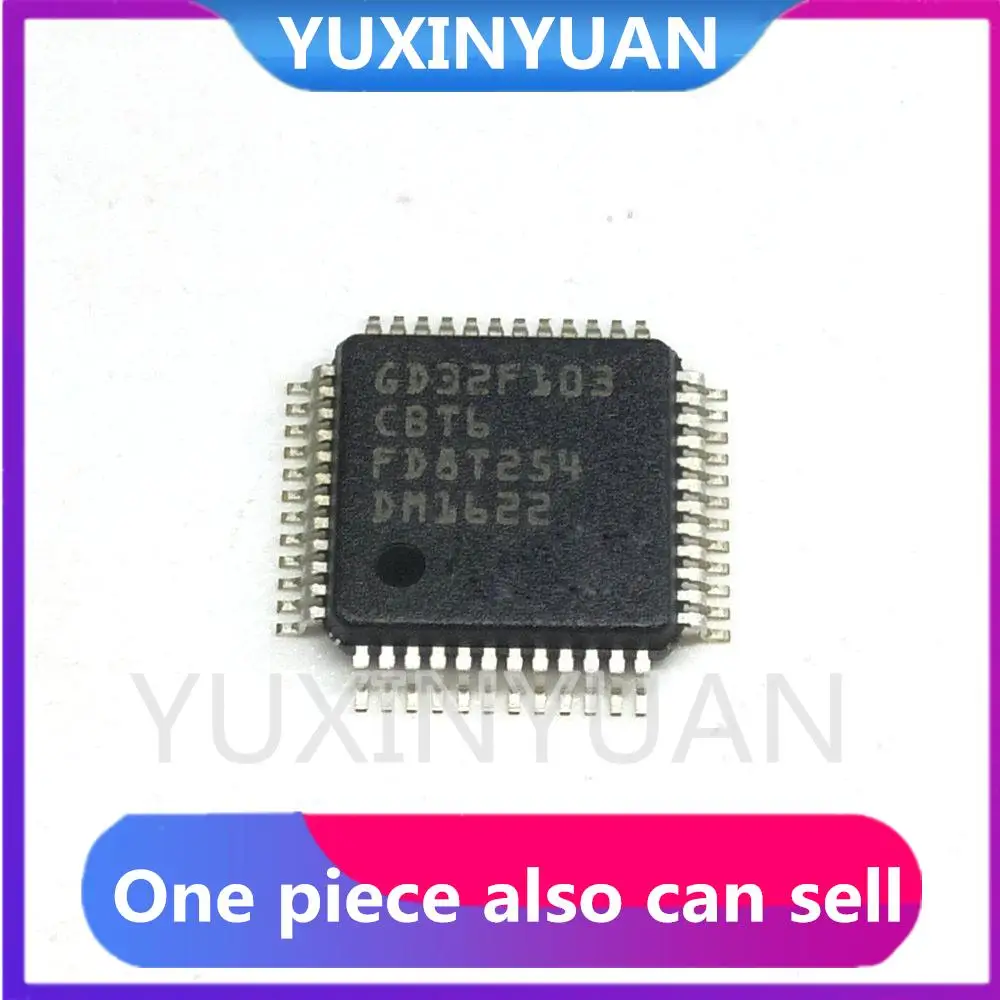 Новый 1 шт. GD32F103CBT6 GD32F103 32F103CBT6 QFP cytX _ |