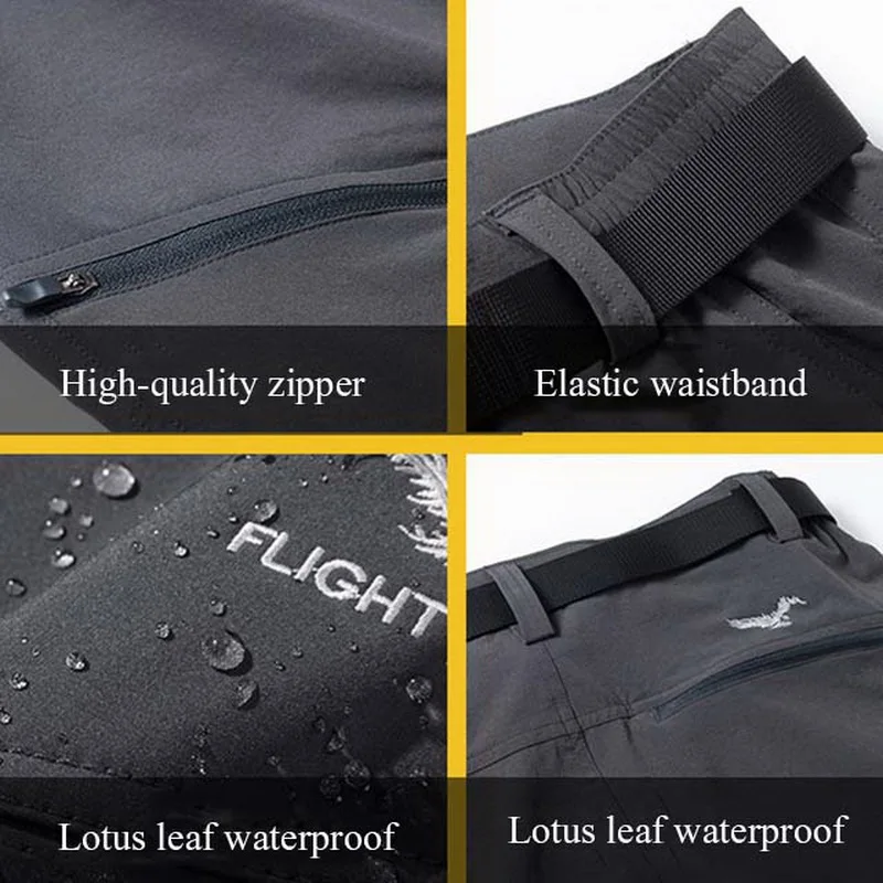 NUONEKO мужские походные брюки эластичные дышащие летние тонкие быстросохнущие для