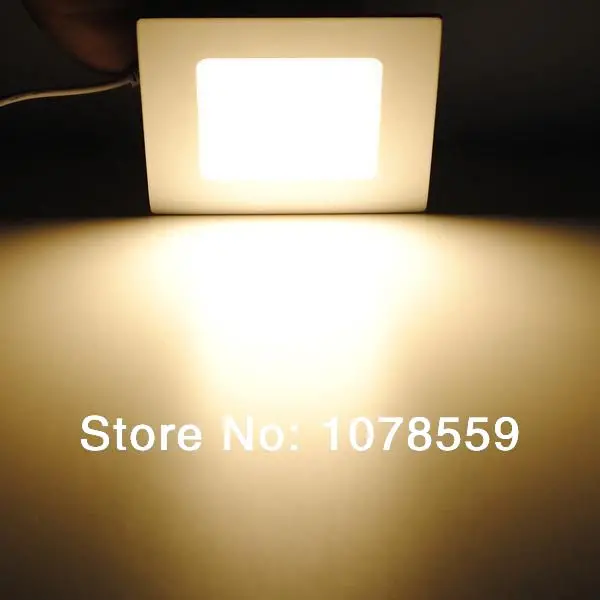 

6W AC 85-265V SMD 2835 LEDs Square Ceiling Panel Light LED Wall Recessed Down Lamp Bulb LED Aluminum alloy Downlight