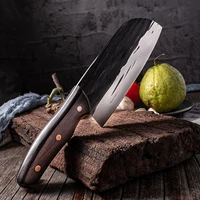 new slaughter knife cutting meat multi purpose knives hand forging kitchen chef tools cooking slicing chopper chinese cleaver
