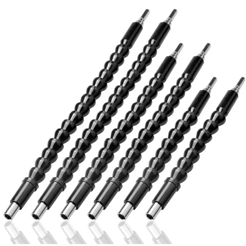 

Комплект из 6 шт., гибкое сверло расширение Наборы, 11,8 дюйма 9,8 7,8 дюймов гибкий отверткой Вал Драйвер удлинитель для головок