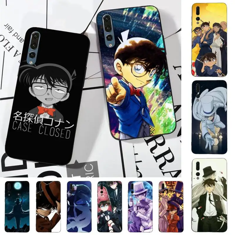 

Detective Conan Phone Case for Huawei P30 40 20 10 8 9 lite pro plus Psmart2019