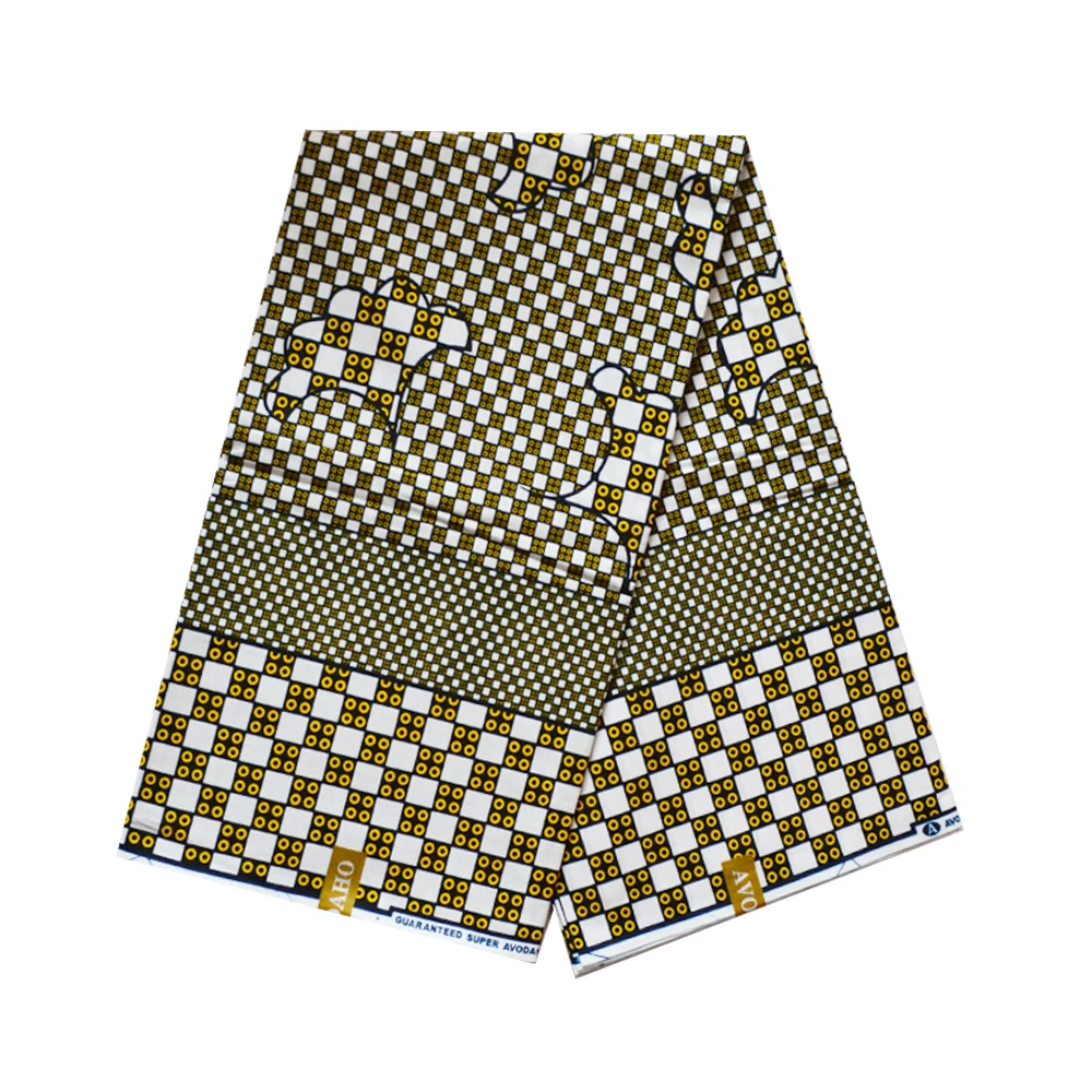 Африканская ткань из натурального воска для платья африканская нигерийская с