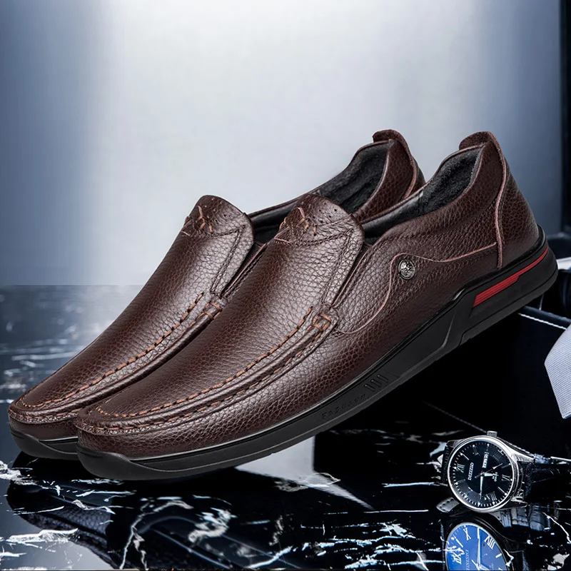 

Leisure Shoes Mens Casual Shoes Hot Sale For Men Men's Leather Sapato Masculino Zapatos Hombre Man Fashion Causal