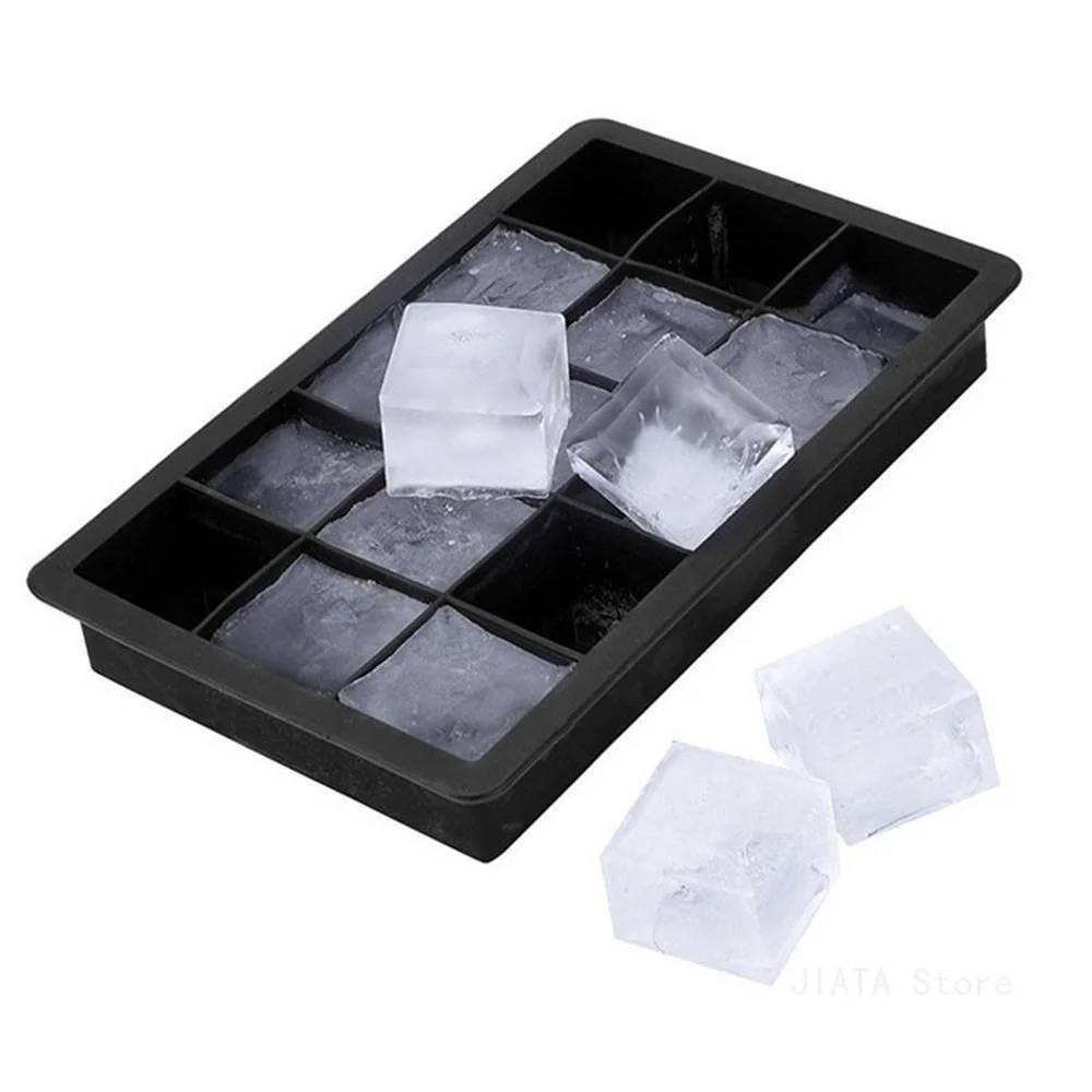 

Perfect Ice Cube Silicone Cube Maker Form Cake Pudding Chocolate Molds Easy to Remove Ice Trays Fade Resistant