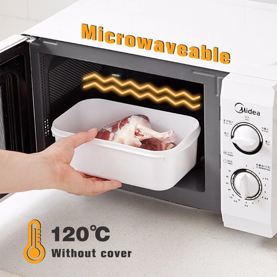 

1 X Storage Box Sealed Refrigerator Storage Box Kitchen Food Storage Box Refrigerator Container 2021 New