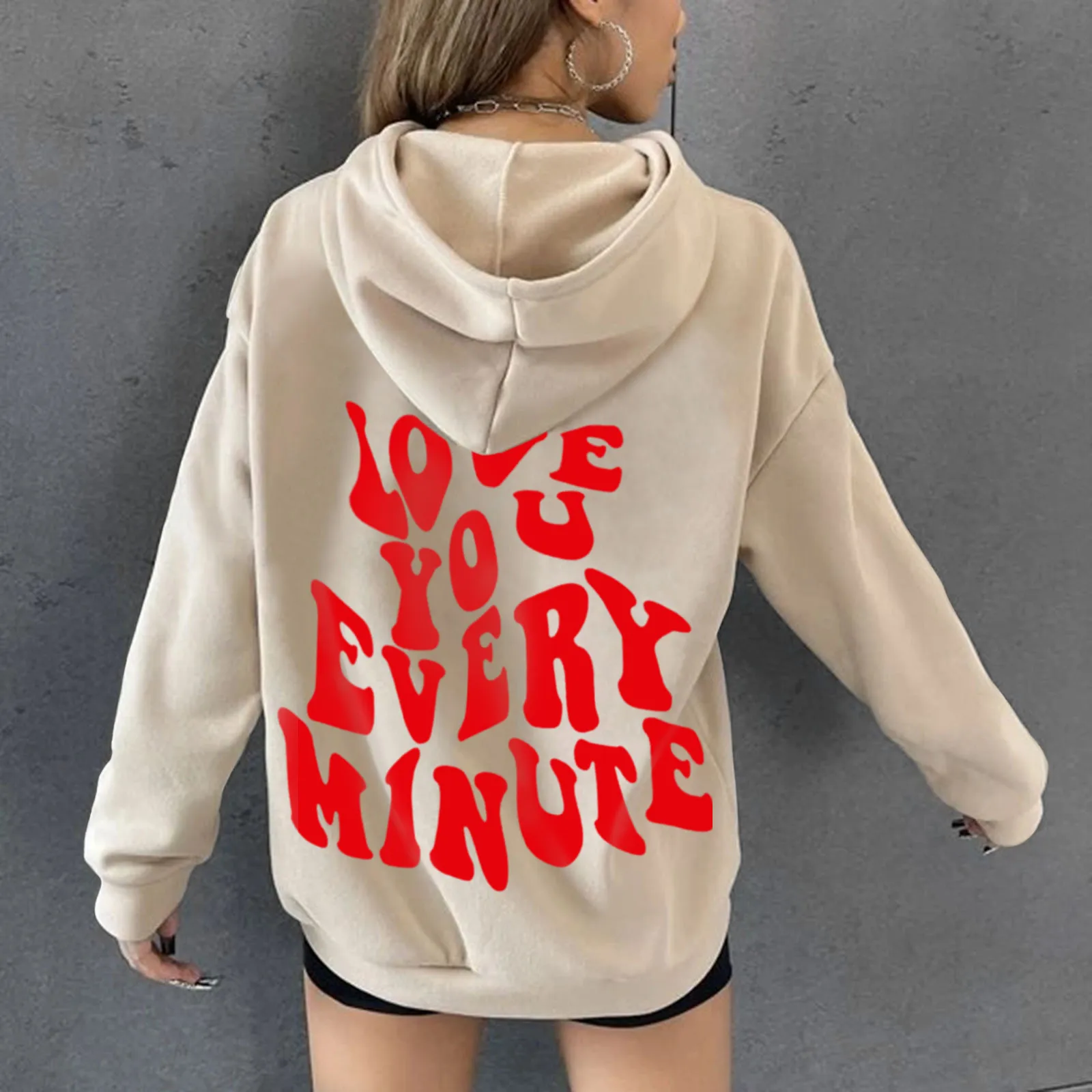 Новое поступление забавная хлопковая толстовка с рисунком Love Yourself модная