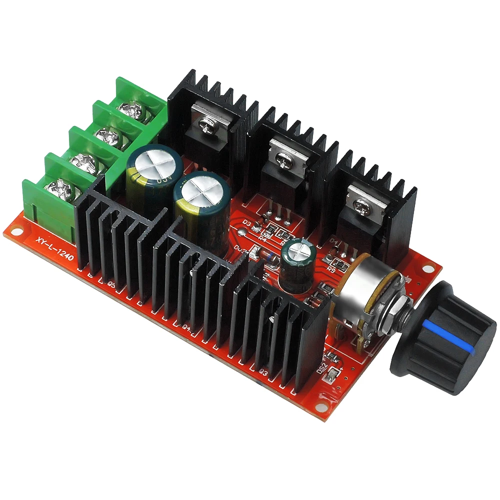 2000W DC 12V 24V 48V MAX 40A контроллер скорости двигателя постоянного тока PWM регулятор