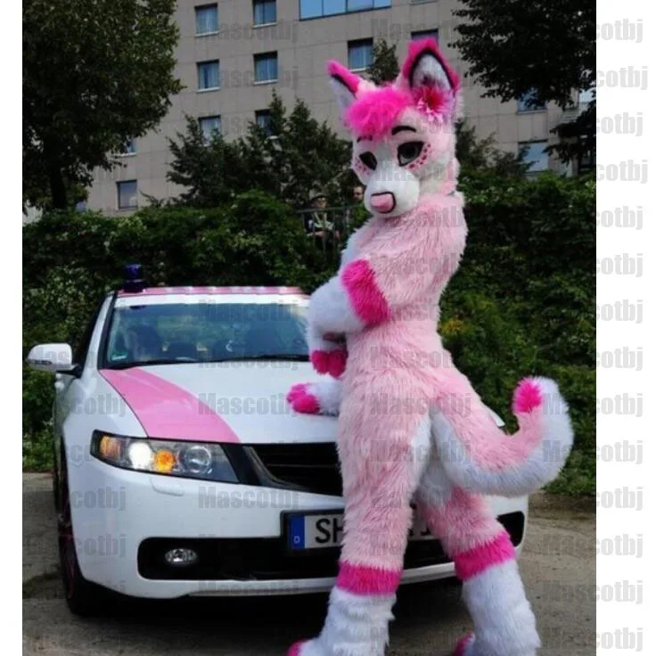 Флуоресцентный костюм для косплея с изображением собаки хаски |