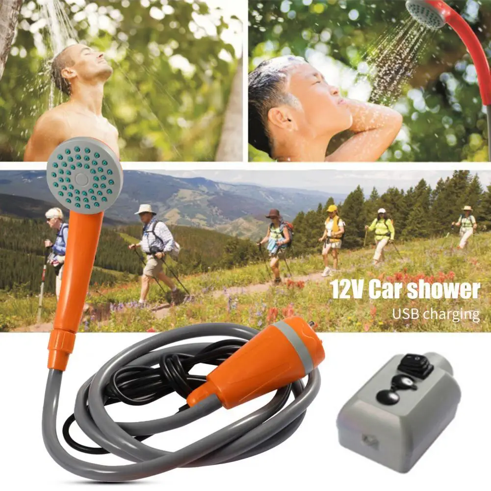

Насадка для душа туристическая аккумуляторная с USB-зарядкой