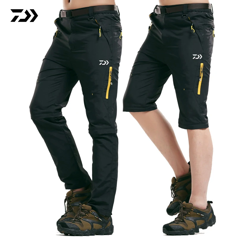 Штаны Daiwa мужские для рыбалки летние длинные брюки с защитой от солнца и УФ-лучей