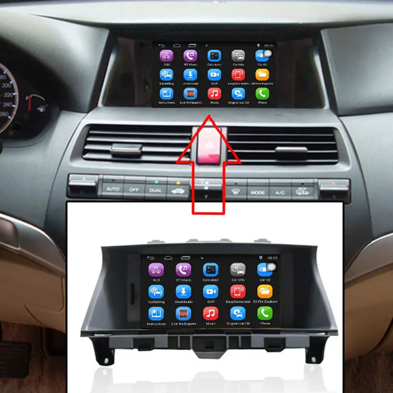 8 дюймовый емкостный сенсорный экран Android 7 1 автомобильный медиаплеер для Honda Accord