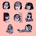 Эмалированная брошь удзумаки Junji Ito, булавки, значки, булавки для лацканов, Модные металлические ювелирные изделия, подарки