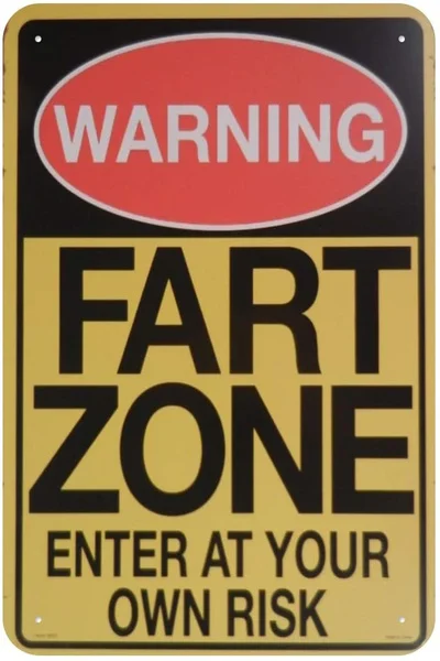 

Warning Fart Zone Funny Tin Sign Bar Pub Garage Diner Cafe Home Wall Decor Home Decor Art Poster Retro Vintage