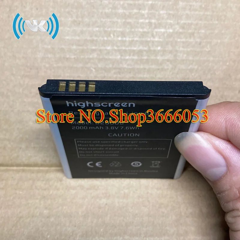 VK 3 8 V 2000mAh 7.6Wh B2000B Сменный аккумулятор для highscreen WinWin внешний высококачественный