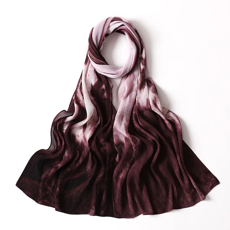 Повязка на голову длинная с принтом тай-дай 1 шт. мусульманские платки |