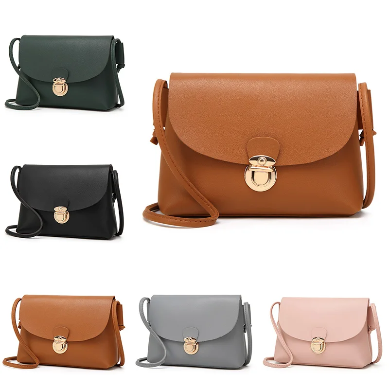 Новинка 2020 популярная женская повседневная сумка на плечо из искусственной кожи