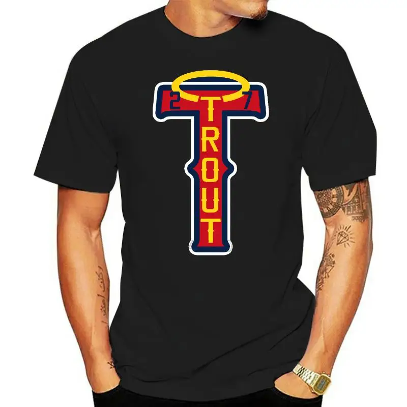 

Mike Trout Los Angeles Anaheim Angels Trout LOGO jersey T-shirt S-5XL