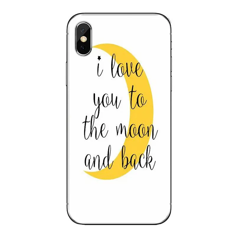 I Love You To The Moon And Back Art чехлы из термопластичного полиуретана для iPod Touch Apple iPhone 11 Pro 4