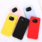 Матовый Силиконовый чехол для Xiaomi Poco X3 Nfc F2 F3 Pro M2 M3 C3 Pocophone F1, мягкий матовый чехол из ТПУ