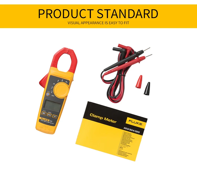 Fluke 323 True RMS клещи переменного тока и Напряжение тестер противодейственный мультиметр