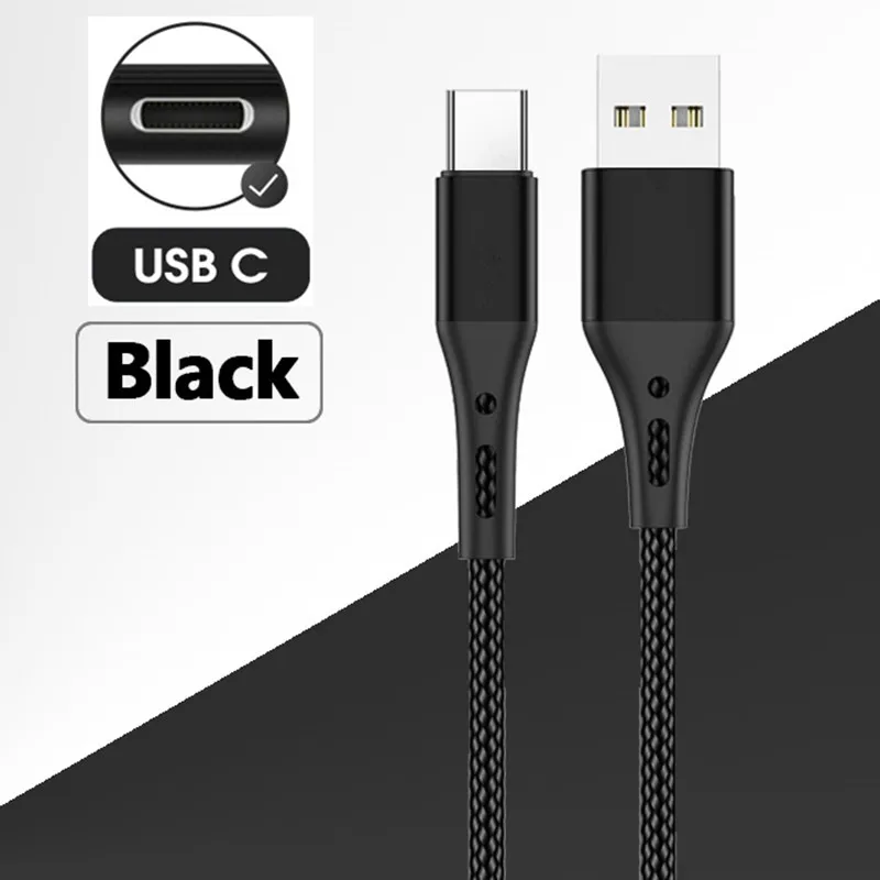 

Super Charge Cable USB 3.0 data Sync LED Fast Charger Type C Mobile Phone Cable for Xiaomi Samsung Galaxy A50 A51 M51 A12 S21 S9