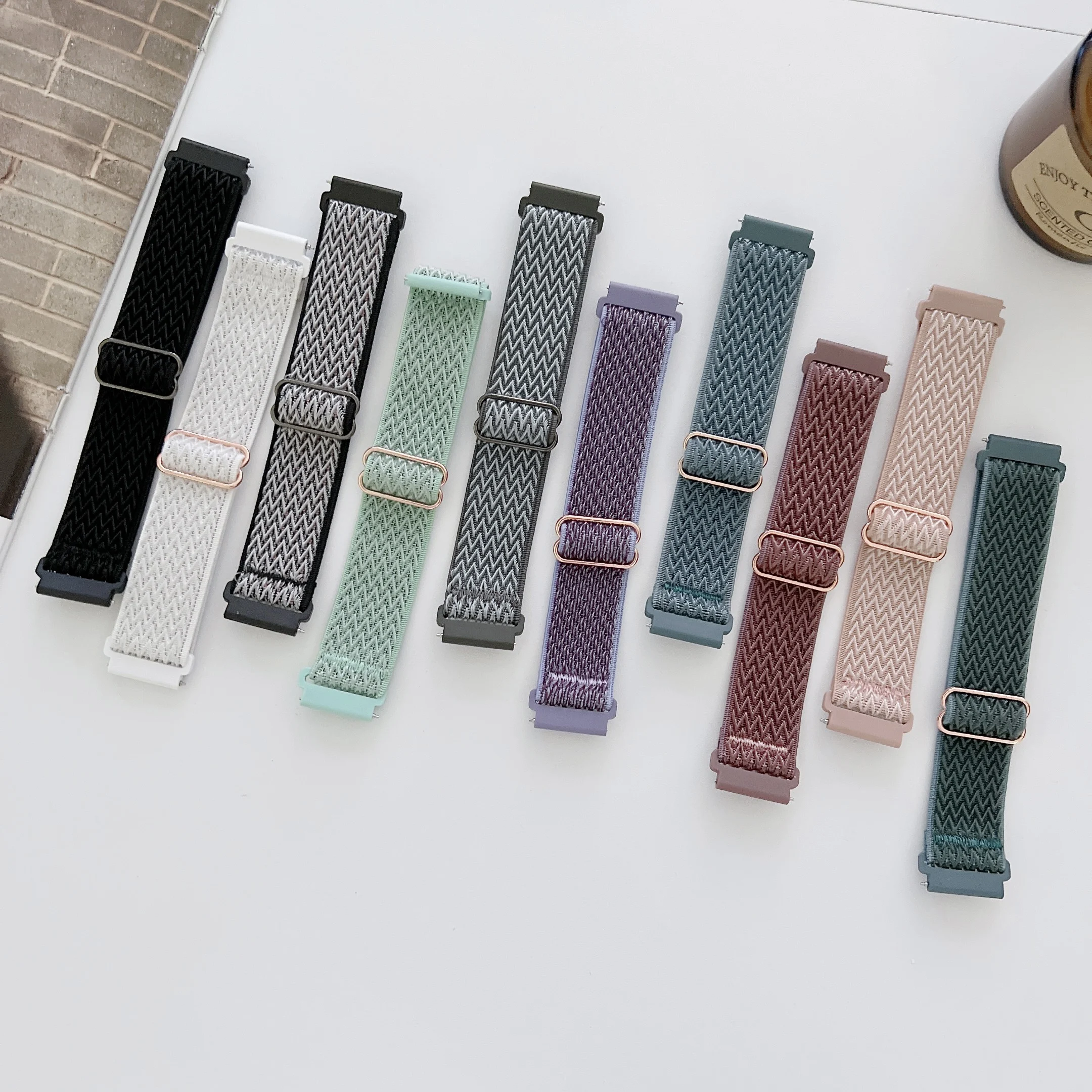 

Nylon strap For Samsung Galaxy watch 4 Gear S3 Frontier 41mm 45mm 42mm 46mm Gear S3 Classic 20mm 22mm Gear sport bracelet band