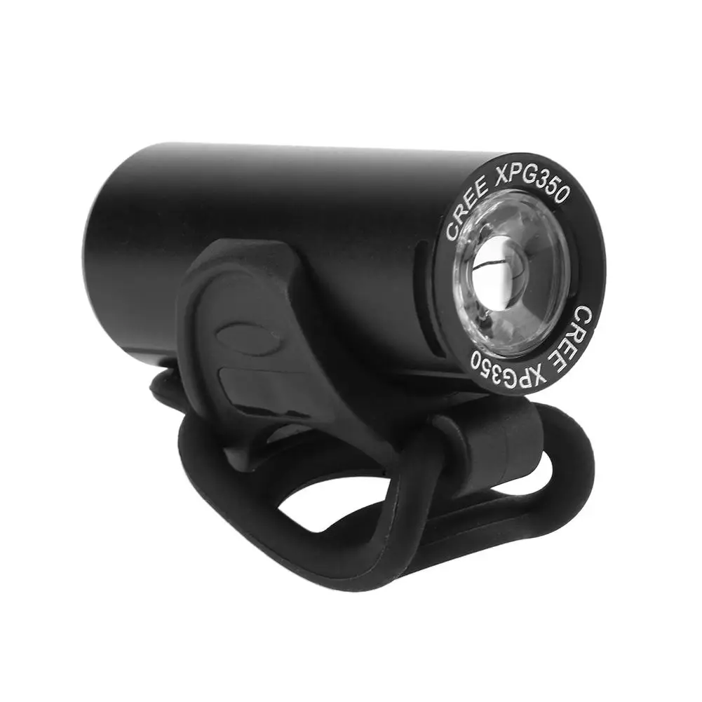 

350 Lumens USB Rechargeable MTB Front Light Bike XPG Waterproof LED Headlight Built-In Battery Flashlight Bicycle Accessories