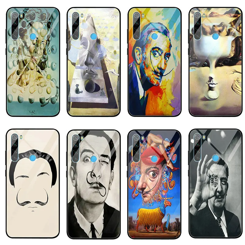 Модный чехол для телефона из закаленного стекла с изображением Сальвадора Дали