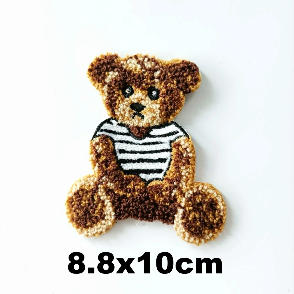 

embroidery bear patch animal cartoon patches for bag badges appliques clothing DE-3111