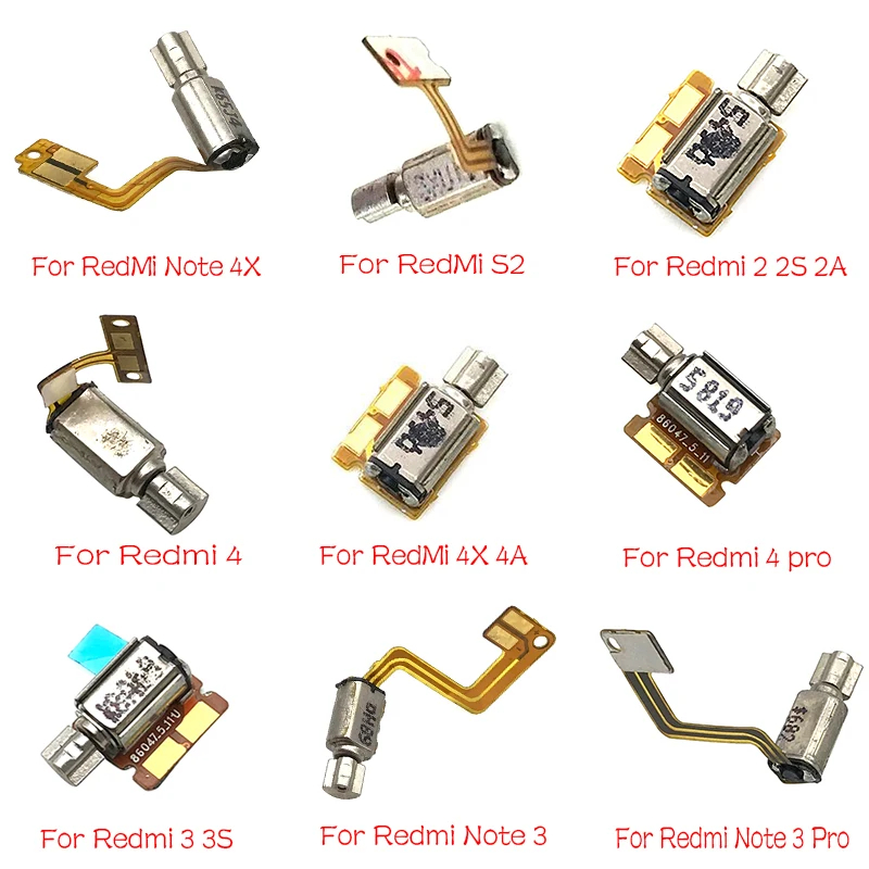

Vibrator Module Flex Cable For Xiaomi Redmi 2 2S 2A 3S 4 4X 4A 6A 5 Plus 6 Pro Note 3 4X 5 5A S2 Vibration Motor Repair Parts
