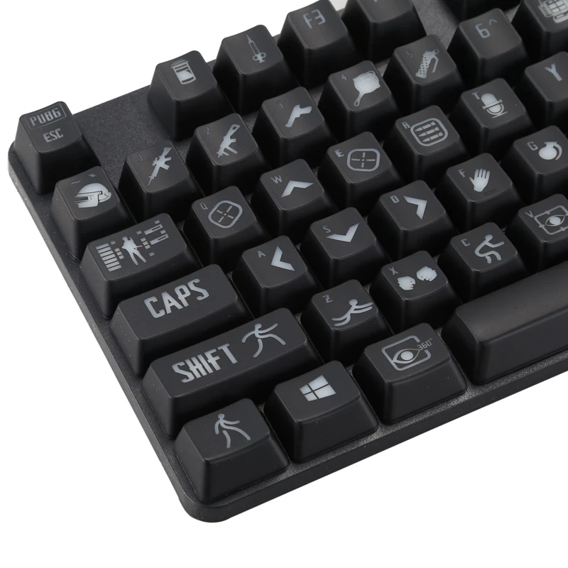 For PUBG Theme 108 Keys Mechanical Keyboard Dedicated Game Replacement Button Cap | Компьютеры и офис