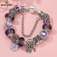 new bauhinia flower charms family love friendship love a symbol of good time diy dream catcher pendant brand women bracelet