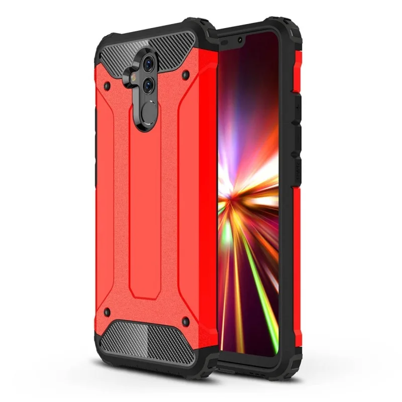 Чехол для P30 P Smart 2019 Honor 9 10 Lite 6X 8X 8C Гибридный поликарбонатный Силиконовый