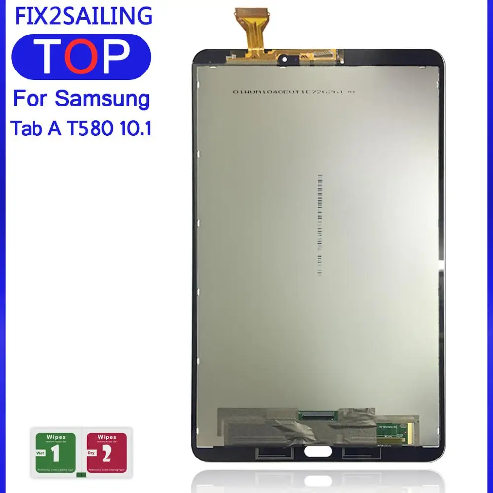 ЖК дисплей для Samsung Galaxy Tab A с дигитайзером сенсорная панель SM T580 T585|ЖК-экраны и