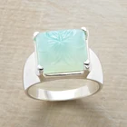 украшения 2021 бижутерия Инкрустированное квадратным драгоценным камнем, Женское кольцо, модные ретро ювелирные изделия из сплава для женщин 2021, трендовая поддержка, оптовая продажа