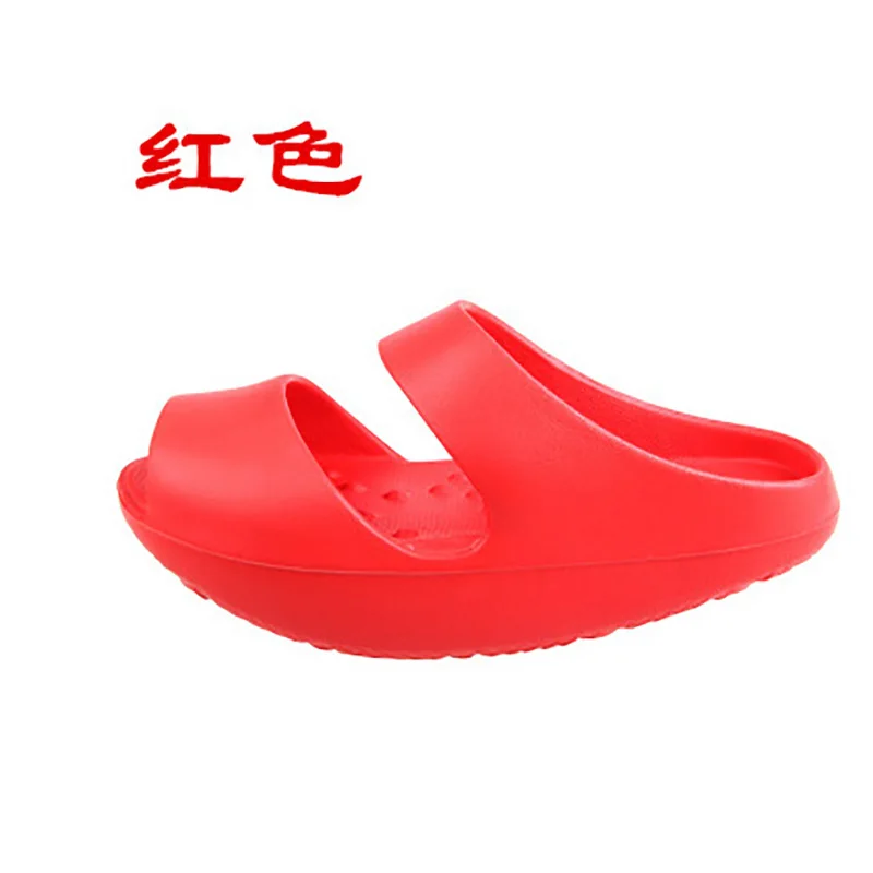 

Leg Support Exercise Massage Thick Bottom Exercise To Lose Weight Thin Legs Shake Net Red Women's Shoes Slippers