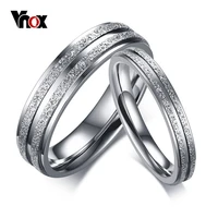 vnox forever love engagement rings for women men stainless steel wedding bands couples promise finger ring
