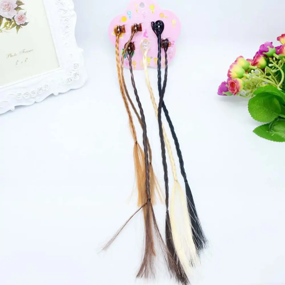 6 pc/set Colorful Wig Hair Rope Women Girls Ponytail Braiders Street Performance Styling Headdress Accessories |