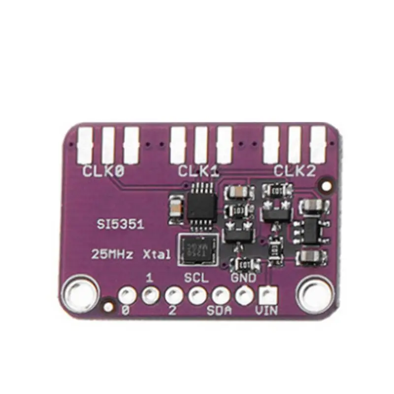 

CJMCU-5351 Si5351A Clock Generator Controller I2C 25MHZ 8KHz - 160MHz DC 3-5V Breakout Board